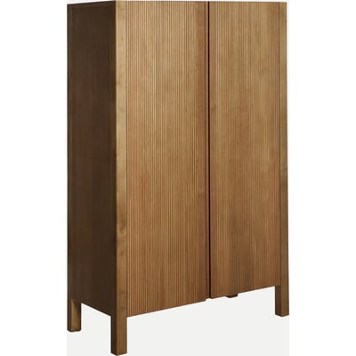 Armoire en bois rainuré collection copenhague RECOLLECTION