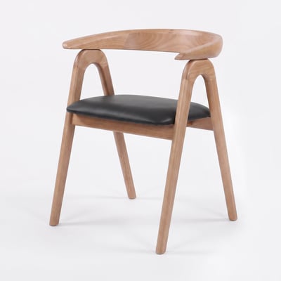 Chaise en cuir synthétique - HAWA MAISON PAVANE
