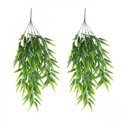 Chute plante artificielle de bambou 95cm lot de 2 LIGNE DECO