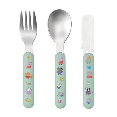 Set de 3 couverts PEPPA PIG PETIT JOUR