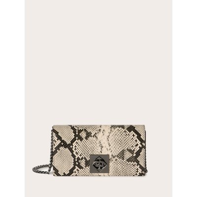 Sac portefeuille en tissu enduit imprimé python MOTIVI