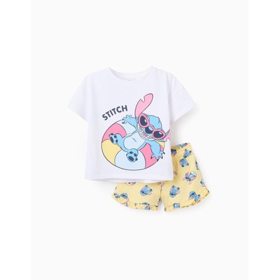T-shirt + Short en Coton Lilo et Stitch ZIPPY