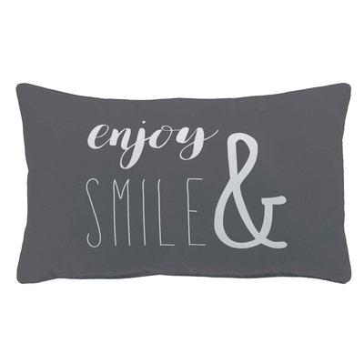 Coussin déhoussable Pacifique Enjoy Anthracite DOUCEUR D'INTÉRIEUR