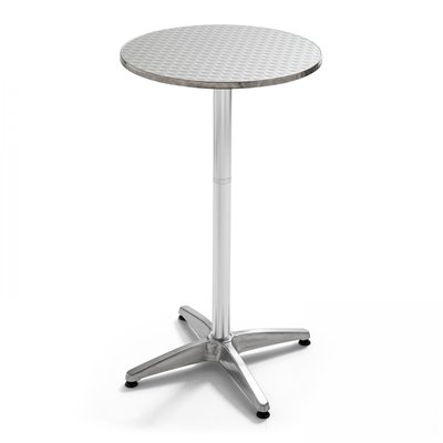 Table de bar, table haute en aluminium, BRIXTON OVIALA