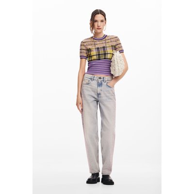 Desigual - Jean droit brillant DESIGUAL