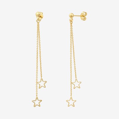 Boucles d'oreilles dorées petit modèle - CASSIOPEE CAROLINE NAJMAN