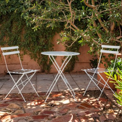 Ensemble table et chaises, 2 places, Flore AVRIL PARIS