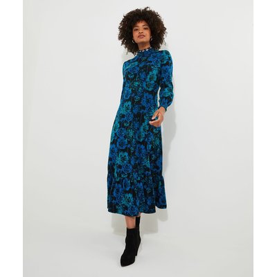 Robe longue fleurie La Redoute