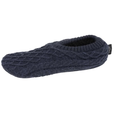 Chaussettes d'intérieur maille torsadée, picots antidérapants ISOTONER