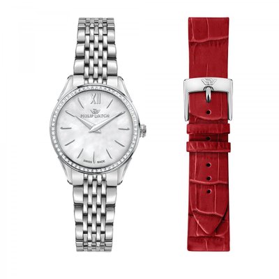 Montre Analogique En Acier Et Diamants Roma PHILIP WATCH