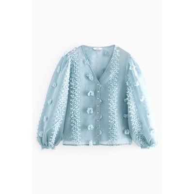 Chemisier transparent col v NEXT