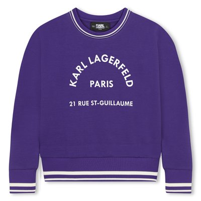 Sweat-shirt avec imprimé placé KARL LAGERFELD KIDS
