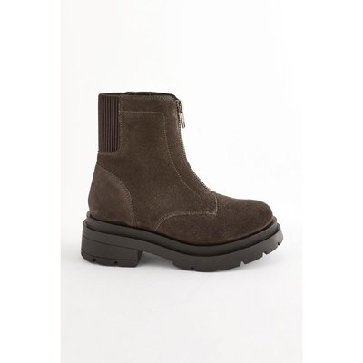 Bottines zippées semelle épaisse NEXT