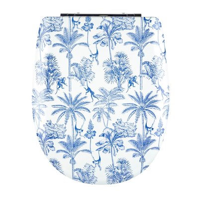 Abattant easy clip avec descente assistée au style palmeraie HOME MAISON