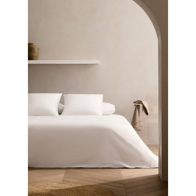 Housse de couette percale de coton 500 fils lit 150/160 cm MANGO HOME