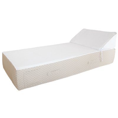 Lit bain de soleil extérieur en mousse 1 place MX HOME