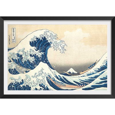 Poster The Great Wave off Kanagawa par Hokusai HEXOA