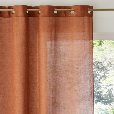 Voilage polyester et lin oeillet Aron LA REDOUTE INTERIEURS