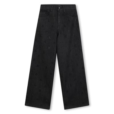 Pantalon en denim KARL LAGERFELD KIDS