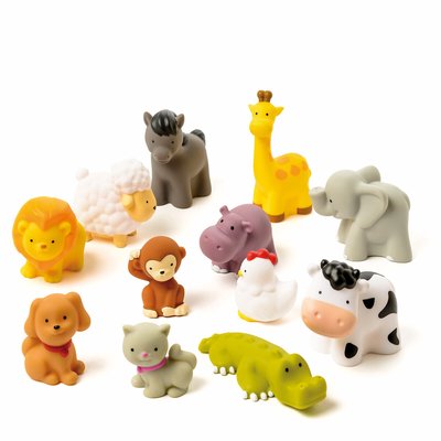 12 figurines animaux OXYBUL 