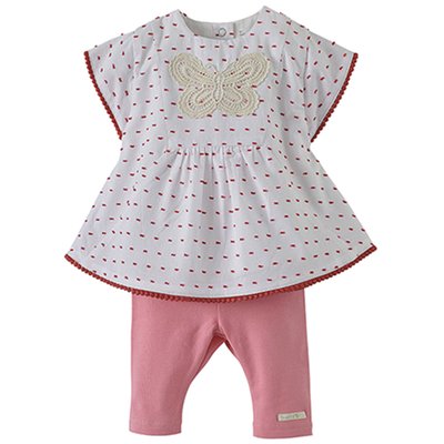 Tunique et legging rose SUCRE D'ORGE