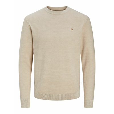 Пуловер, 100% хлопка с круглым вырезом JACK & JONES