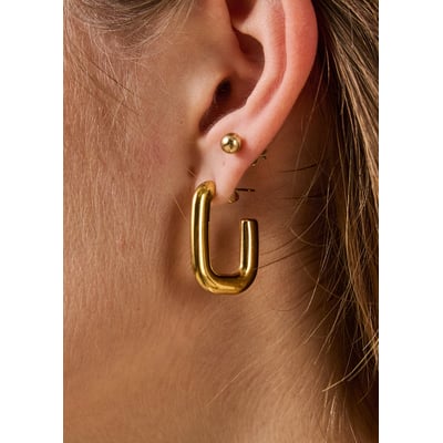 Boucles d'oreilles créoles LA FEE MARABOUTEE