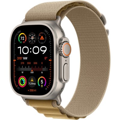 Montre connectée Ultra 2 49mm Naturel / Sahara Loop M Cel APPLE