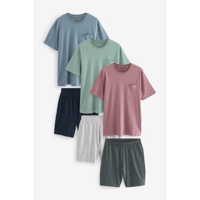 Pyjama t-shirt et short, lot de 3 NEXT