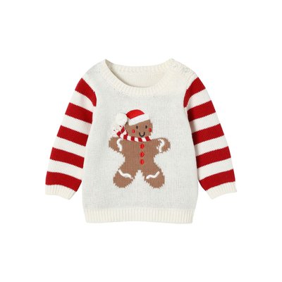 Pull de noel blanc La Redoute