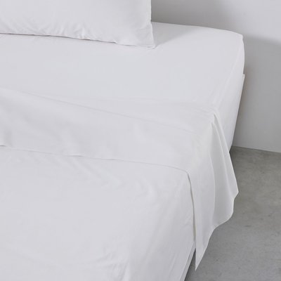 Drap plat pour lit 2 personnes uni ESSENTIAL TODAY
