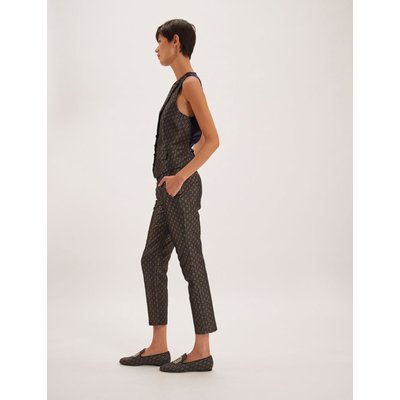 Pantalon Audrey tissu à motif INES DE LA FRESSANGE PARIS