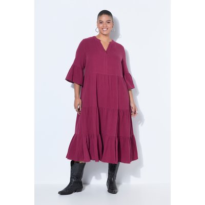 Robe maxi en mousseline, à col montant STUDIO UNTOLD