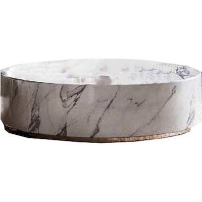 Table basse effet marbre et fer RECOLLECTION