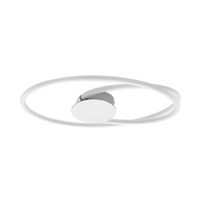 Plafonnier en inox moderneLED, Ovala LUCANDE