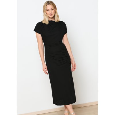 Robe bodycon drapée mi-longue LOLALIZA