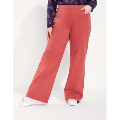 Pantalon coton droit large JAROGI LA FIANCÉE