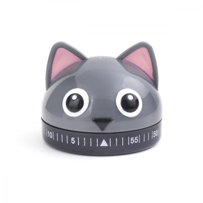 Minuteur de cuisine chat 60 minutes KIKKERLAND