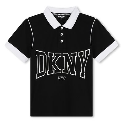 Polo boutonné bicolore DKNY