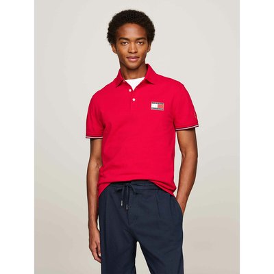 1985 Flag x Paris Olympics Polo Shirt in Cotton, Slim Fit TOMMY HILFIGER