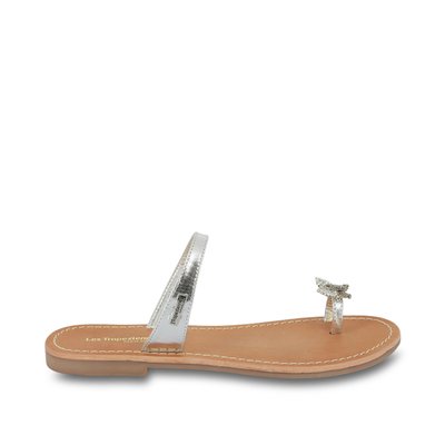 Sandales plates en cuir OFLY LES TROPEZIENNES PAR M BELARBI