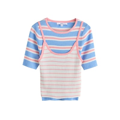 T-shirt caraco effet superposé NEXT