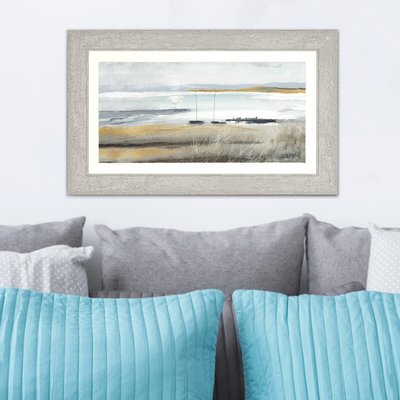 59x36cm A Surf Day Framed Print SO'HOME