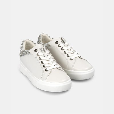 Baskets en cuir avec détail de strass à l'arrière ALMA EN PENA