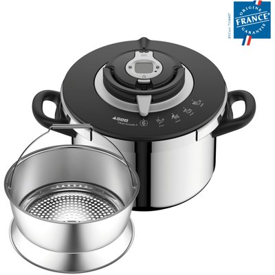 Autocuiseur Nutricook 6 L inox induction P4220705 SEB