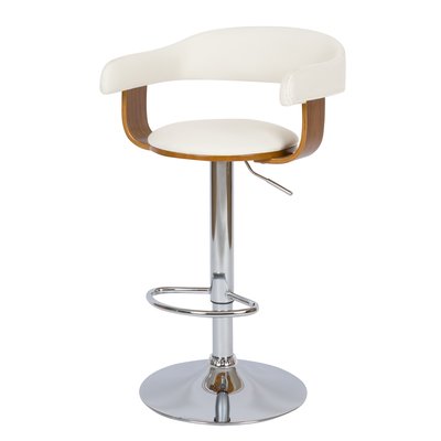 Chaise de bar réglable 62/84 cm en cuir synthétique (à l'unité) - HAROLD RENDEZ-VOUS DÉCO