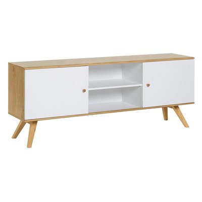 Buffet bas 2 portes avec étagère centrale L179,5 cm - NATURE CALICOSY