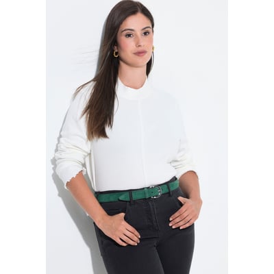 Ceinture aspect cuir suédé, boucle en métal ULLA POPKEN
