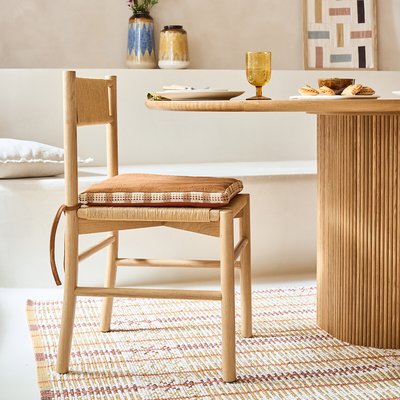 Funda para silla 40 x 40 cm, algodón, AZUCENA LA REDOUTE INTERIEURS