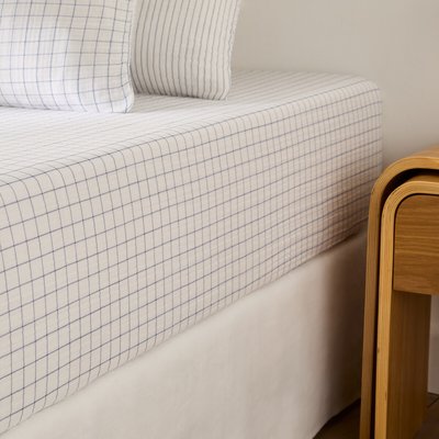 Drap-housse en gaze de coton bonnet 30 cm, Cotto LA REDOUTE INTERIEURS